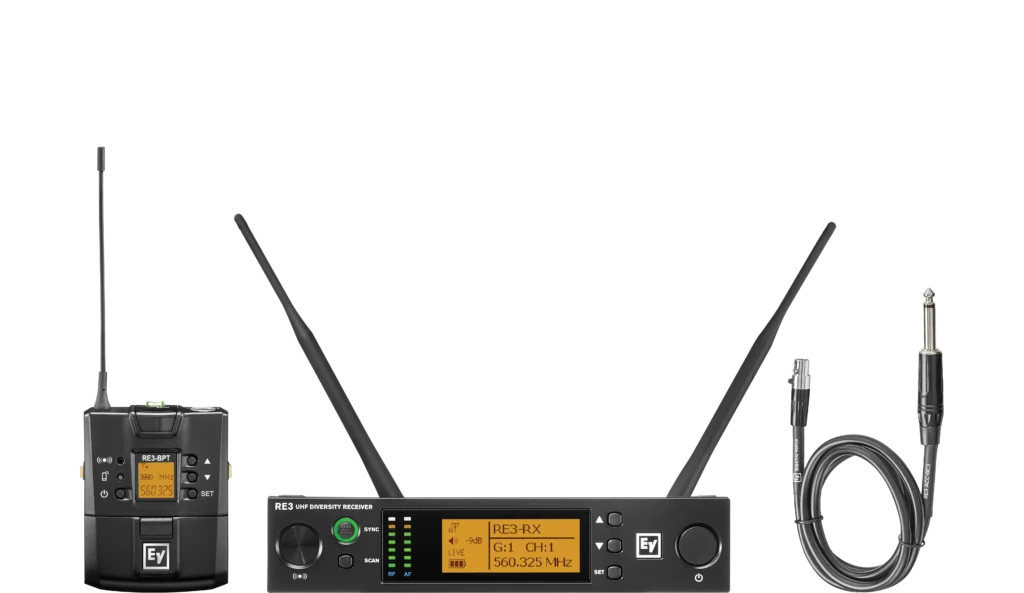 Re Receiver Instruments Electro-voice RE3-BPGC UHF Wireless Set Featuring the GCC instrument ...