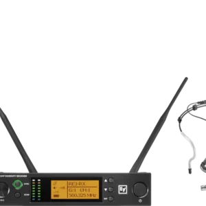 Electro-voice RE3-BPHW UHF Wireless Set Containing the HW3 Supercardioid Headworn Microphone