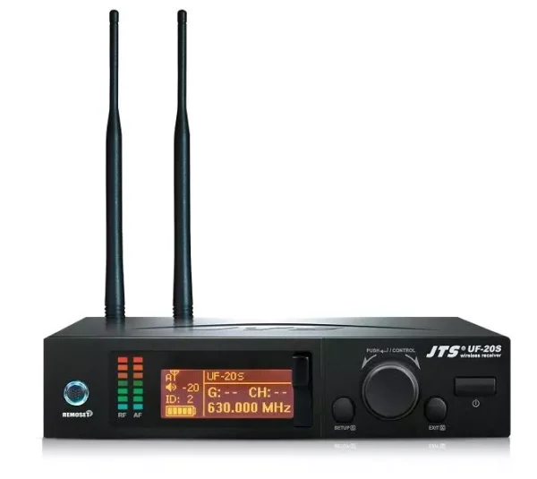 JTS UF-20S JSS-20 UHF Single Channel Wideband True Diversity Handheld Wireless Microphone System