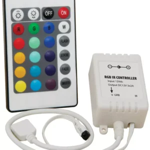 LYYT RGB LED Tape Controller with 24 Key IR Remote LTC22IR