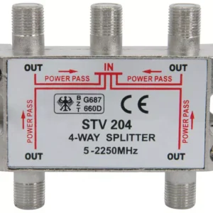 Mercury Satellite Metal F Splitters 5-2250MHz