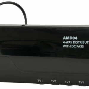 Mercury UHF/VHF Distribution Amplifiers with 5G/4G Filter and DC Pass AMD04
