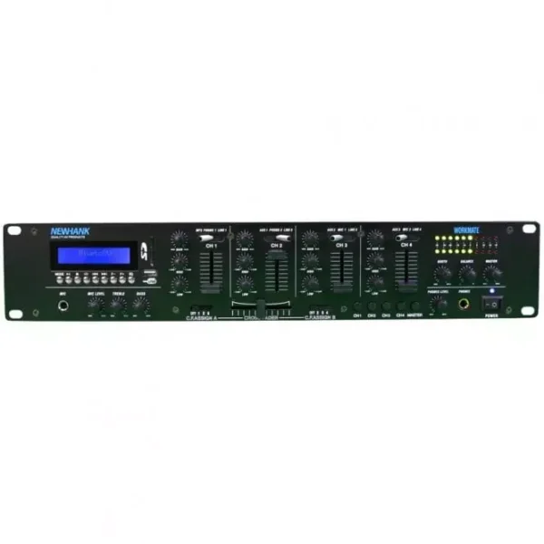 NewHank Workmate stereo mixer/pre-amplifier and smart media player.