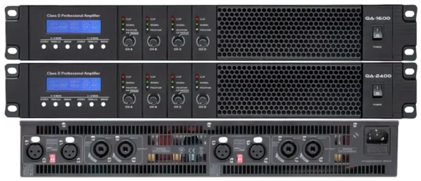 Omega Pro Audio QA-2400 2400W per channel quad amplifier