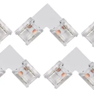 Solderless RGB COB LED Strip 10mm Connectors