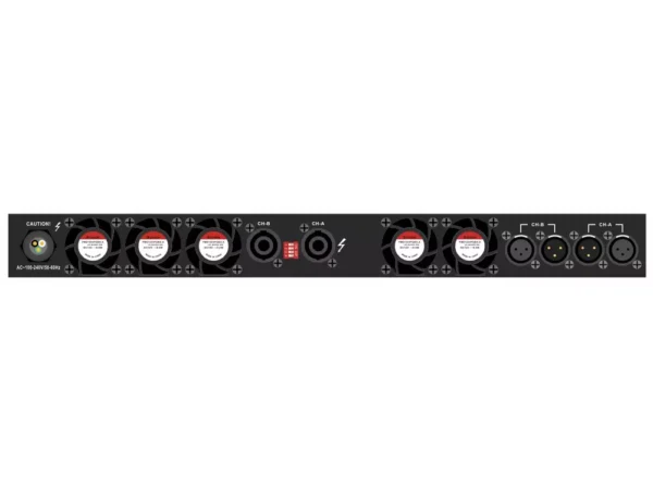 StudioMaster QX2-2000 Digital Power Amplifier 2 x 1700W @ 4ohm 1U