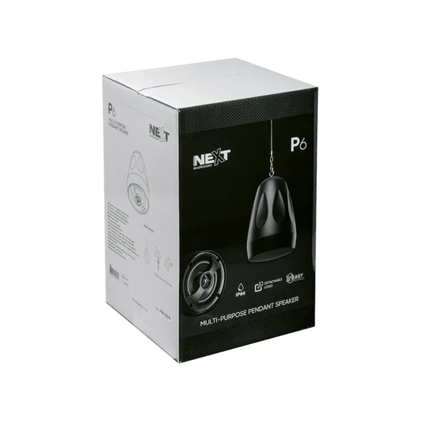 Next Audiocom  P6 Wall 6.5" WALL SOUND PROJECTOR, BLACK [100V|8?] - Image 5