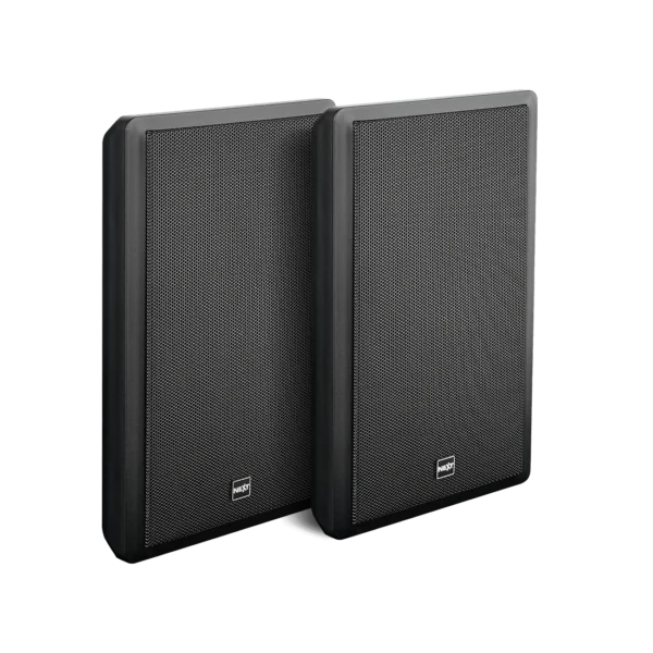 Next Audiocom W5F 5" ULTRA SLIM WALL SPEAKER, BLACK (PAIR)