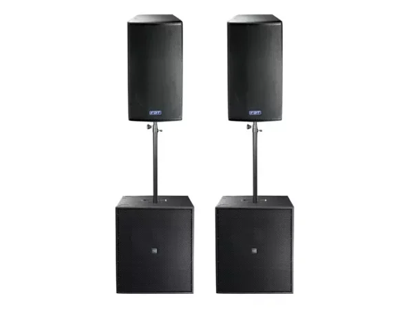 FBT MT 1000 2-Way Active Loudspeaker System Package