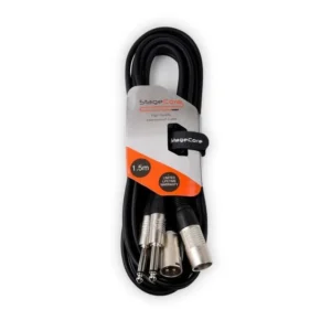 StageCore iCORE 390 Professional Audio Signal Cable - Includes Hook & Loop Tie