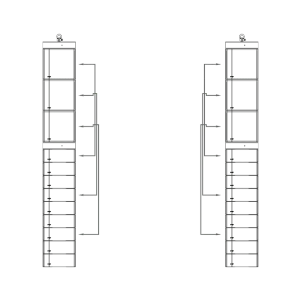 NEXT PROAUDIO LA26 9x3 Active Line Array System