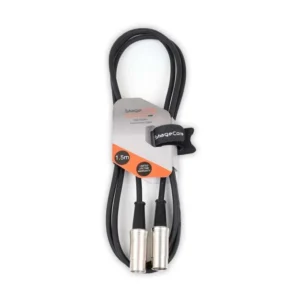 StageCore iCORE 100  Professional Audio Interconnect Signal Cable, Metal Plugs - Includes Hook & Loop Tie