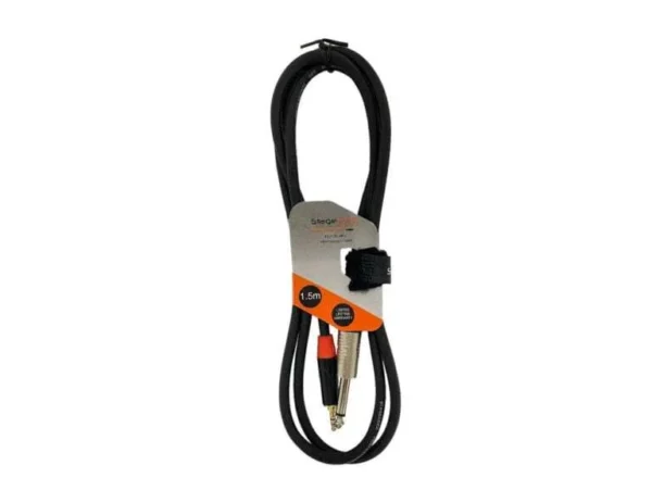 StageCore iCORE 214 Stereo Plug,Mono Plug Professional Audio Signal Cable - Includes Hook & Loop Tie