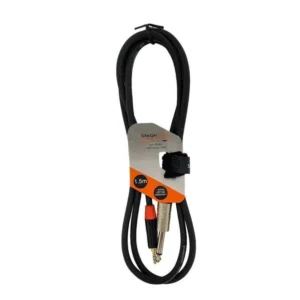 StageCore iCORE 214 Stereo Plug,Mono Plug Professional Audio Signal Cable - Includes Hook & Loop Tie