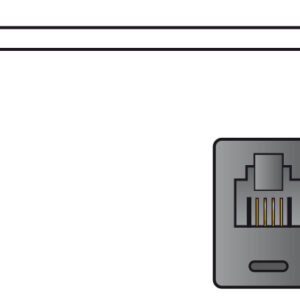 High Quality RJ11 Plug to Plug Modem Leads