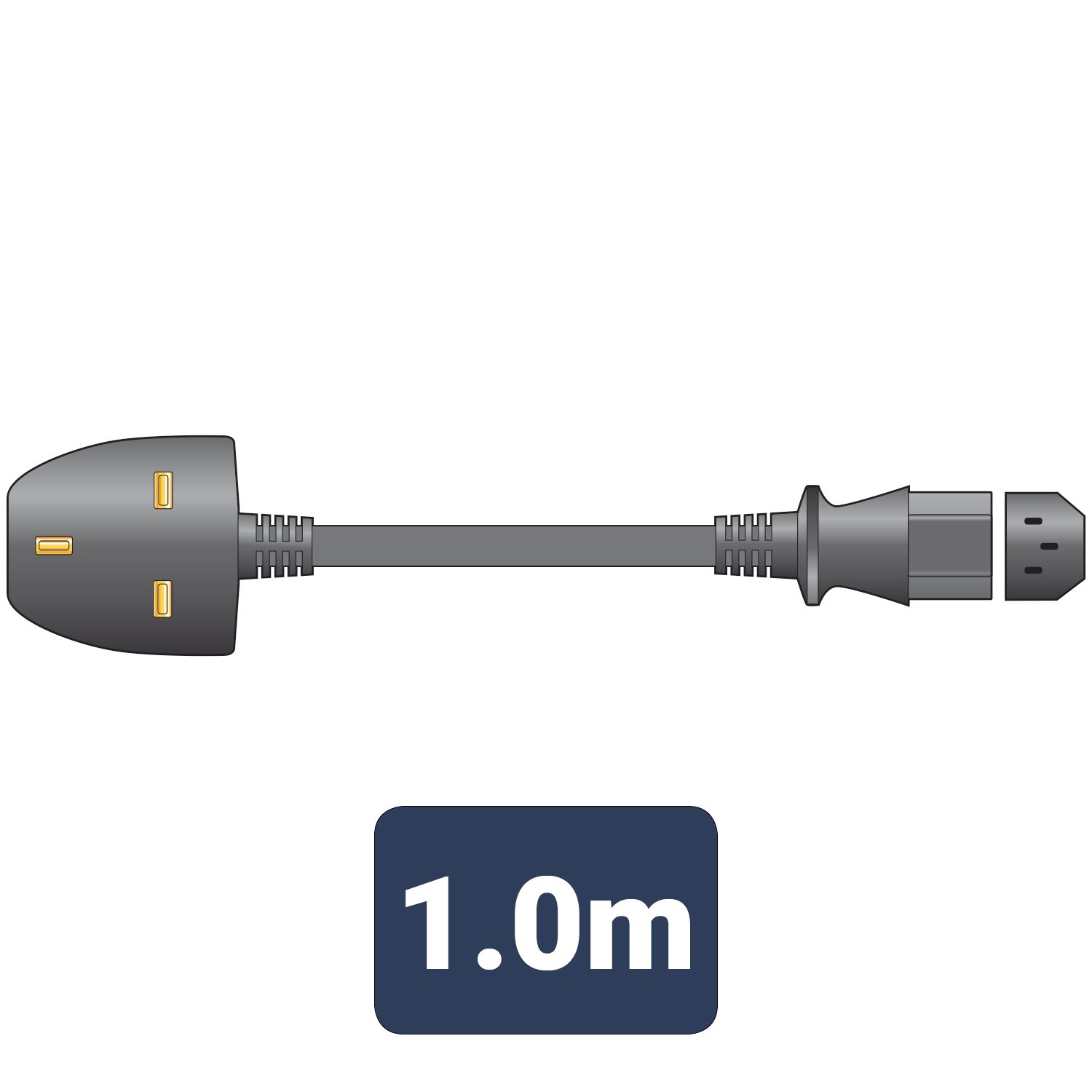Mercury Mains Power Leads UK IEC 10A