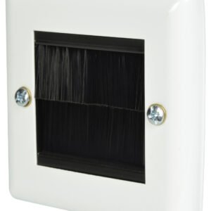 Steel Brush Wallplates Single Gang