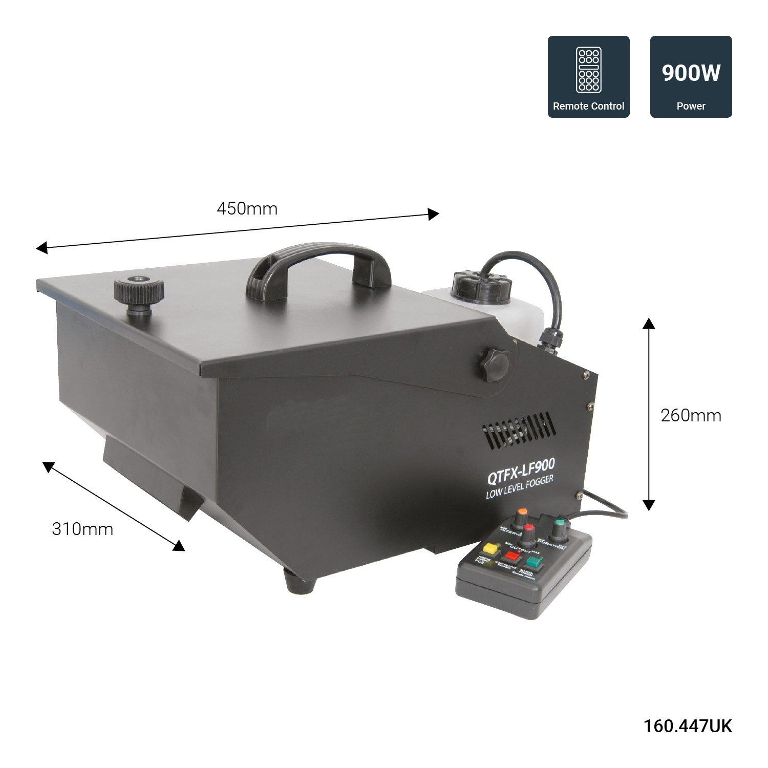 QTX QTFX-LF900: Low Level Fogger 900W QTFX-LF900