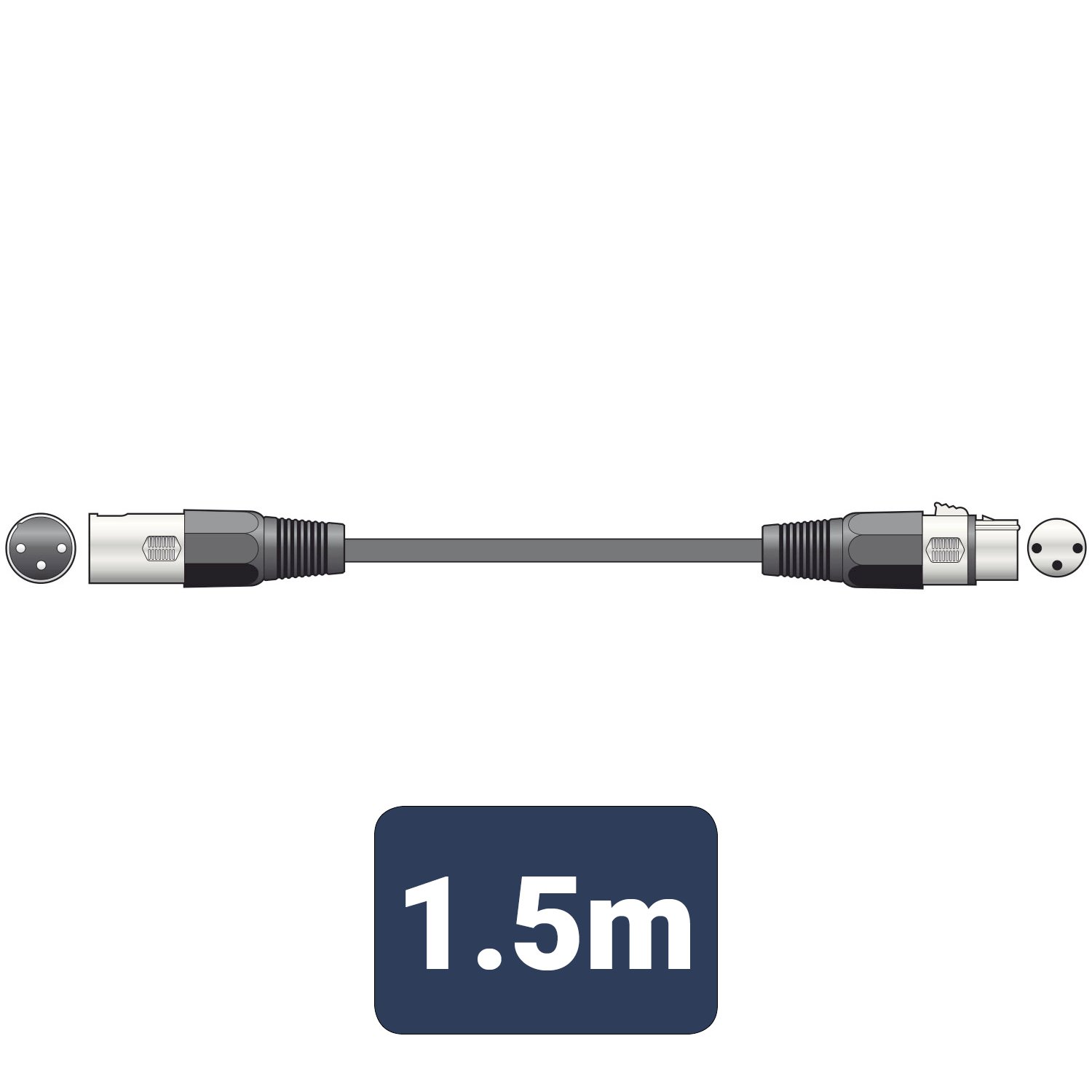 QTX Professional DMX Lighting Leads