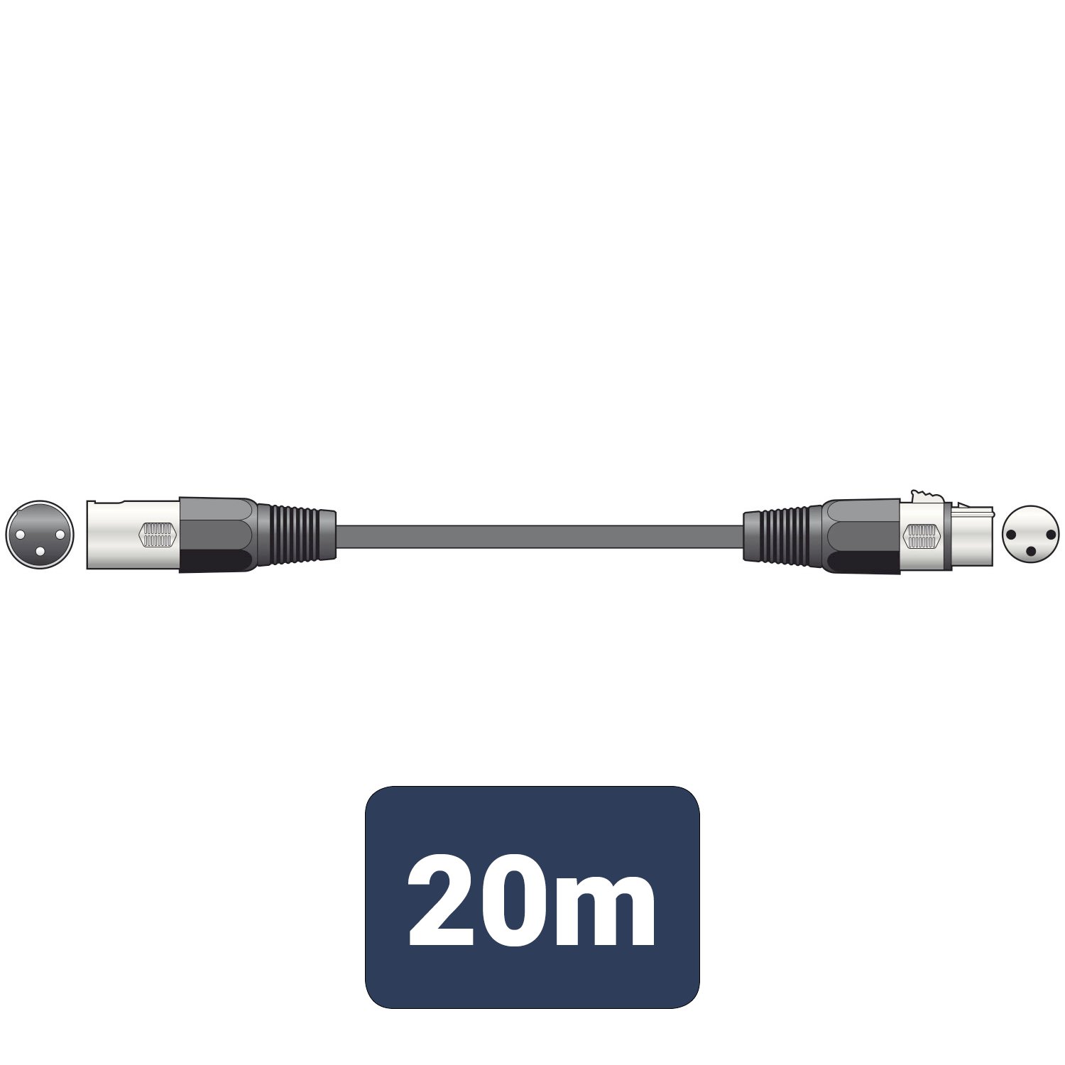 QTX Professional DMX Lighting Leads