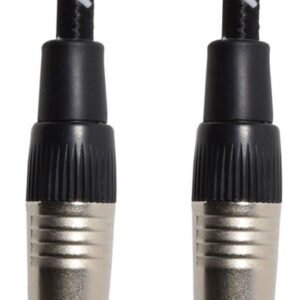 Citronic Classic Retro Braided Guitar Leads 6.3mm Mono Jack Plug - 6.3mm Mono Jack Plug