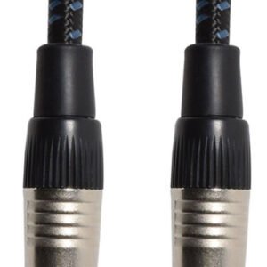Citronic Classic Retro Braided Guitar Leads 6.3mm Mono Jack Plug - 6.3mm Mono Jack Plug