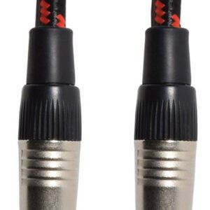 Citronic Classic Retro Braided Guitar Leads 6.3mm Mono Jack Plug - 6.3mm Mono Jack Plug