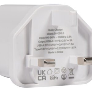 Mercury QC USB A+C Fast Charger 20W