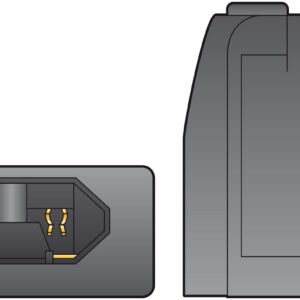 Mercury Fused European Converter Plug 5A Black FCP5AB