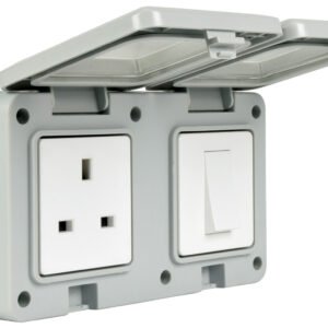 Mercury Weatherproof Outdoor Single Switch and Socket