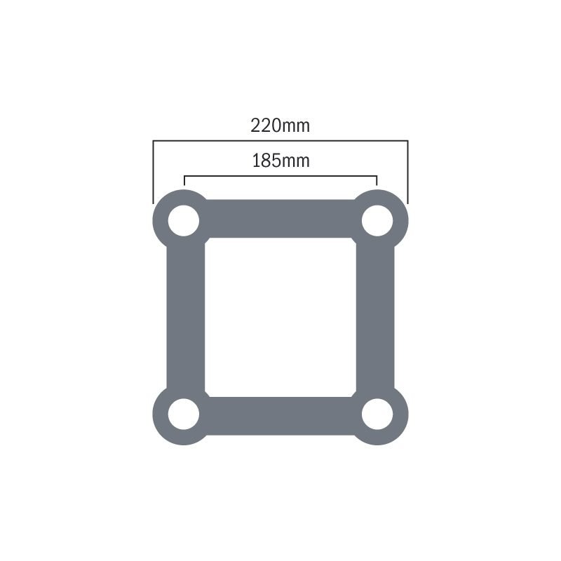 F24 90 Degree 3 Way T Piece