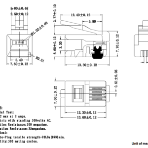 AV:Link RJ11 Modular Plug (4P4C)