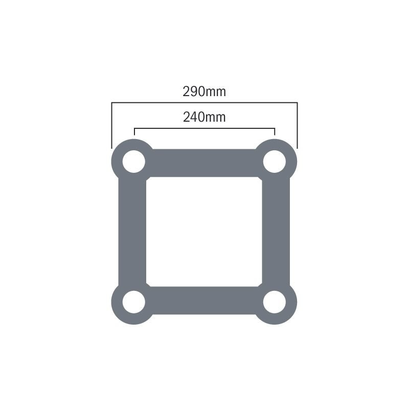 F34 Standard 4 Way 90 Degree Corner