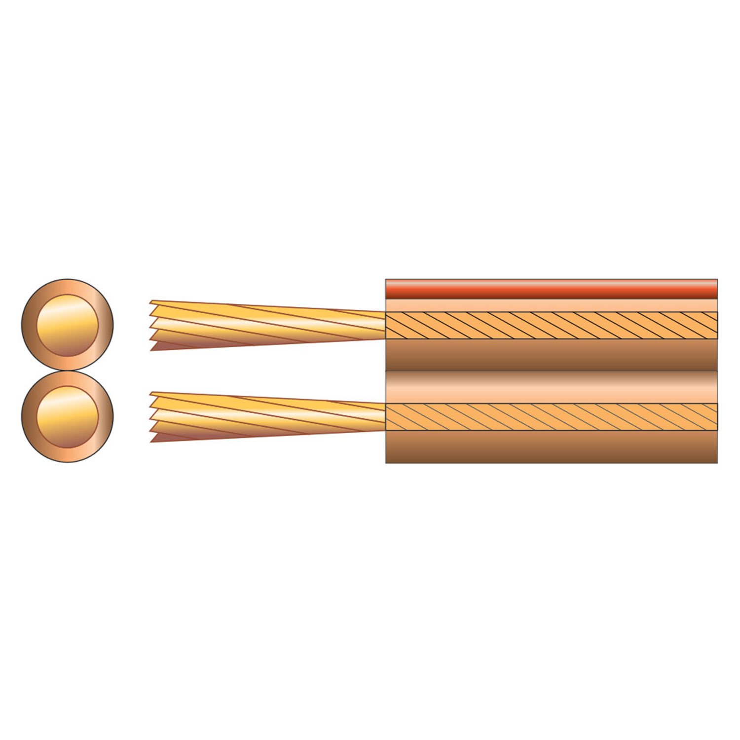 Mercury Economy Transparent Speaker Cable