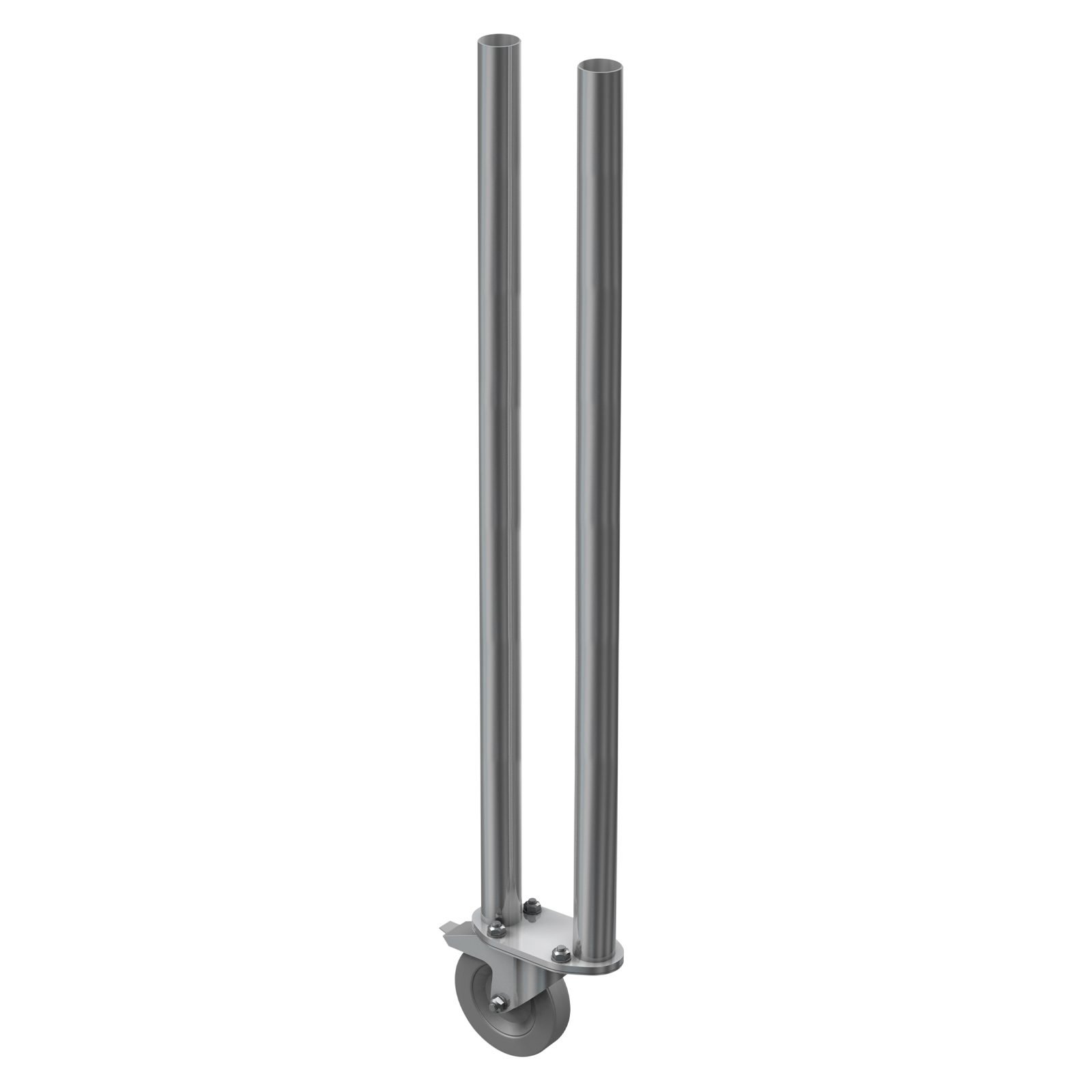 120cm 2 Way Round Leg with Castor