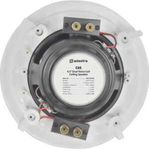 Adastra 16.5cm (6.5") Dual Voice Coil Ceiling Speaker with Dual Tweeters C6S