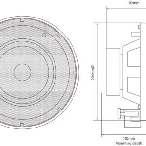Adastra SL Series - Slimline Ceiling Speakers SL6