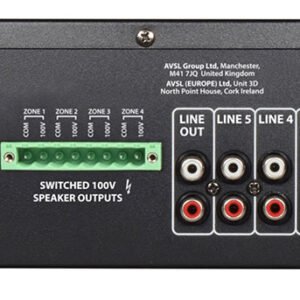 Adastra RM-series 100V Mixer-Amplifier with DAB+, BT, USB/SD RM120D