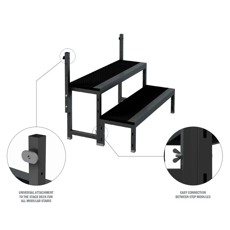 Stage Deck 20cm Modular Stair Global Truss GT Stage Deck 20cm Modular Stair - Image 4