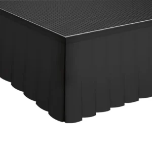 Global Truss GT Stage Deck Polyester Skirt 105 x 100cm Pleated