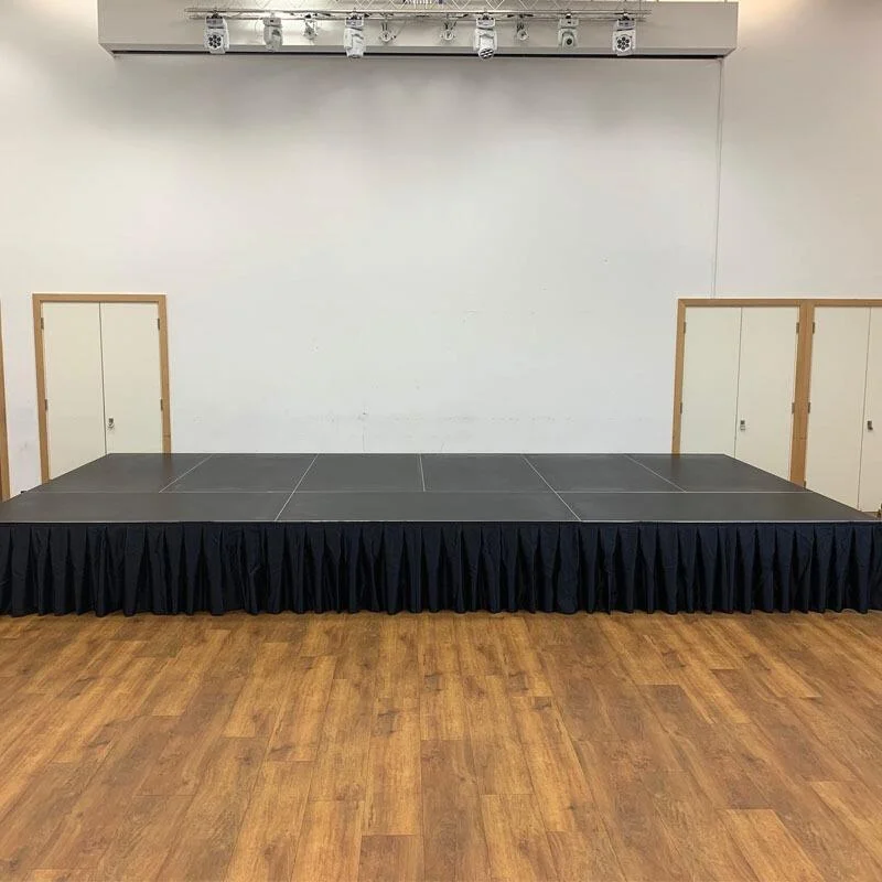 Polyester Skirt 205 x 60cm Pleated Global Truss GT Stage Deck Polyester Skirt 205 x 60cm Pleated - Image 2