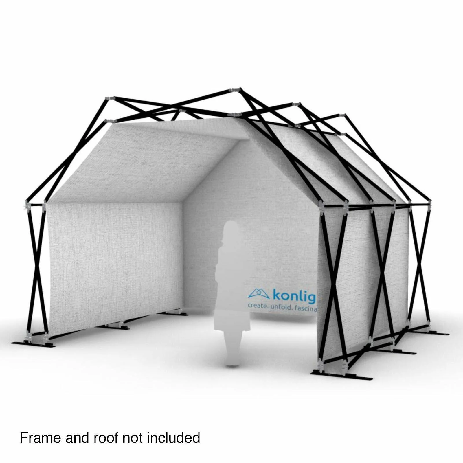 Arko 470 PES Inner Roof Black Membrane Konligo Arko 470 PES Inner Roof Black Membrane