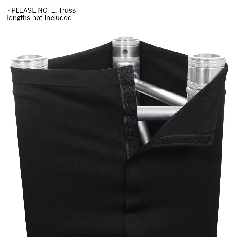 Black 3.0m Tri Truss Sleeve/Sock LEDJ Black 3.0m Tri Truss Sleeve/Sock - Image 2