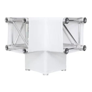 LEDJ White 3 Way 90 Degree Corner Quad Truss Sleeve/Sock