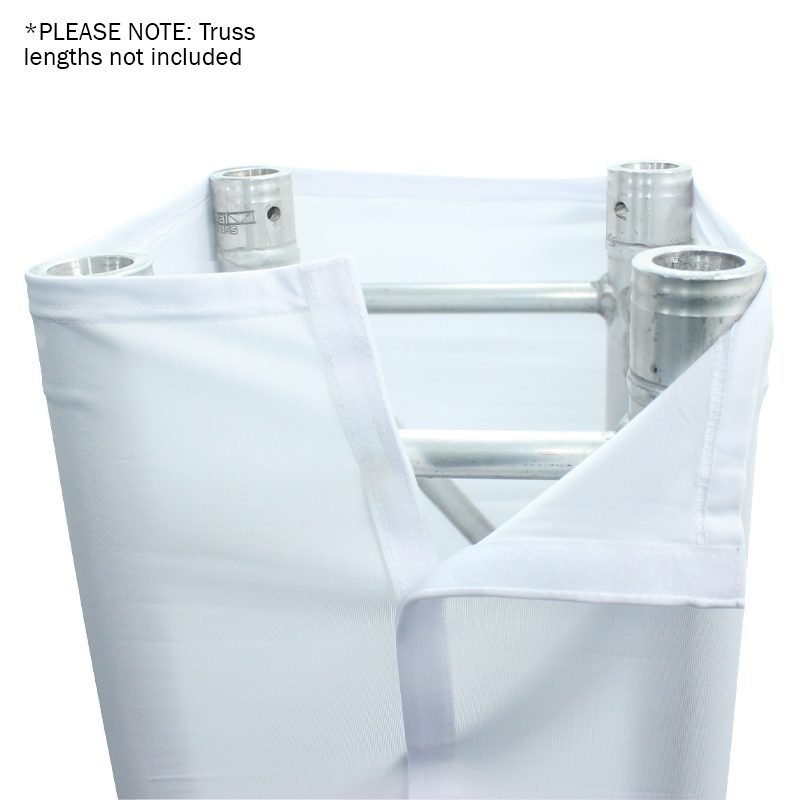 White 1.0m Quad Truss Sleeve/Sock