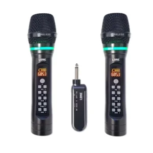 Dual HF microphones with independent Bluetooth receiver