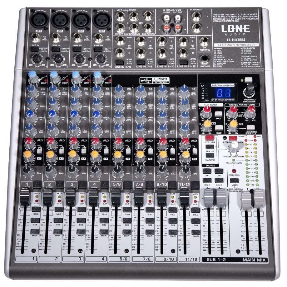 Lone Audio 16 channel multimedia mixer Lone Audio 16 channel multimedia mixer