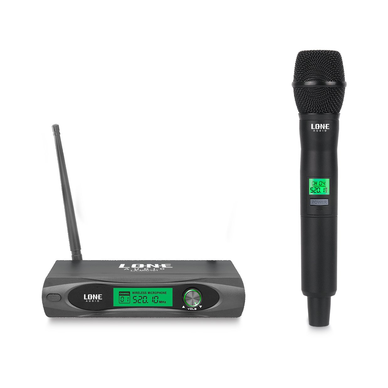 Lone Audio HF microphone system with 1 hand microphone Lone Audio HF microphone system with 1 hand microphone