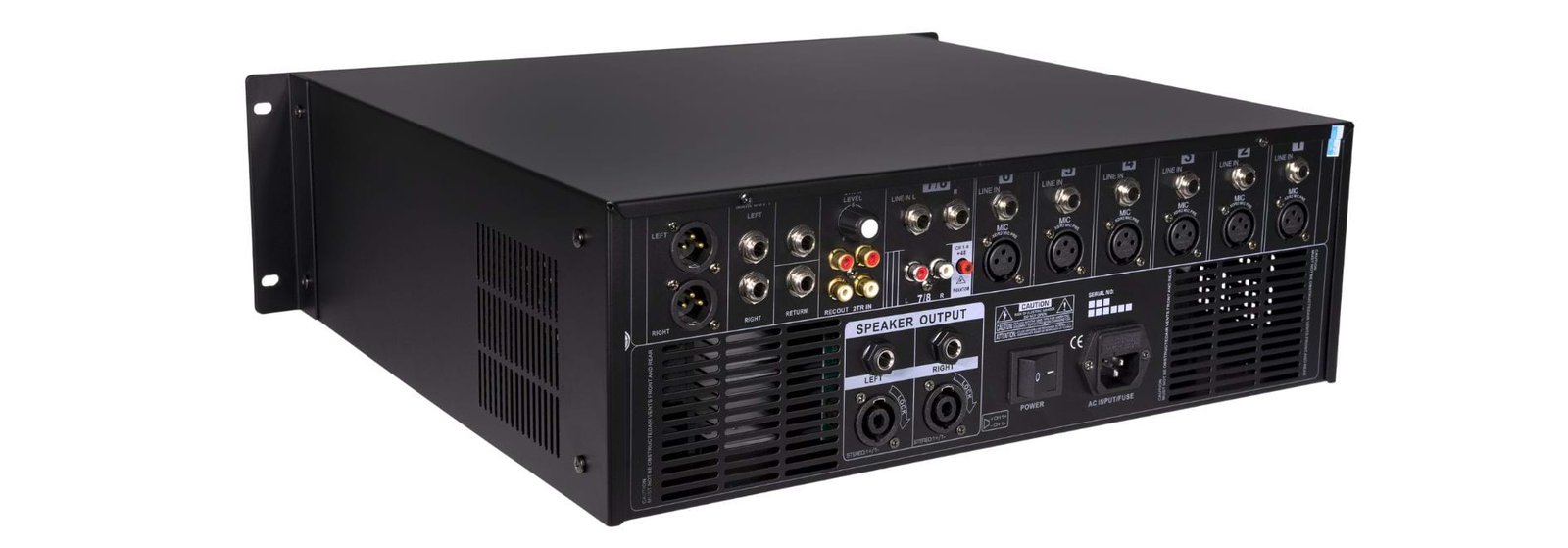 Lone Audio Multimedia Powered Mixer 8 channels Lone Audio Multimedia Powered Mixer 8 channels