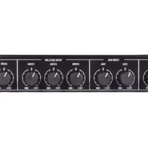 Lone Audio LA-2120D – 2 x 120W Class D Stereo Mixer Power Amplifier with Bluetooth & USB